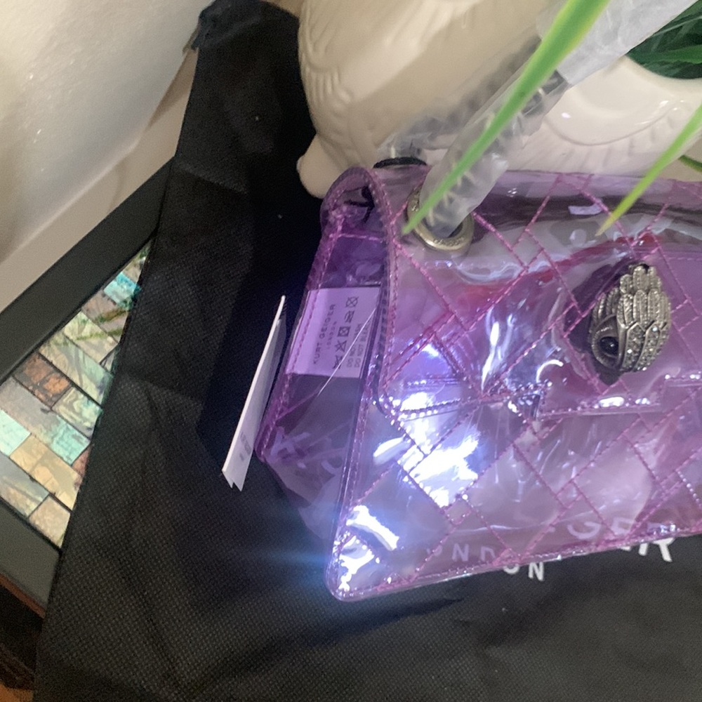 Kurt Geiger London Rainbow Shop Mini Kensington Transparent Shoulder Bag - Picture 3 of 17